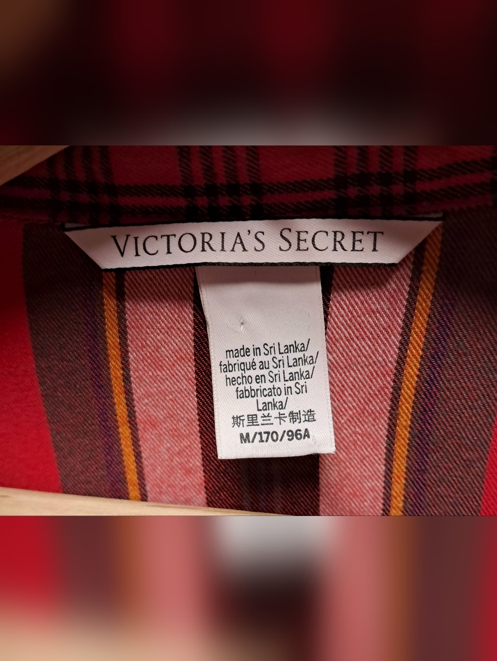 Victoria's Secret Plaid Pajamas Size M - Picture 3 of 3